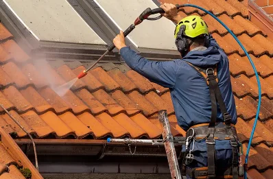 Démoussage et hydrofuge de toiture à Tilleux